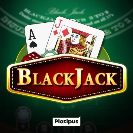 Blackjack by Platipus, showcased at nine-casinó.it – game logo