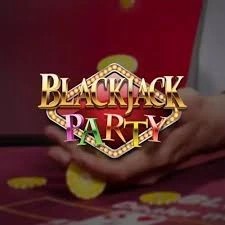 Official Live Dealer logo: Blackjack Party by Evolution at Nine Casino