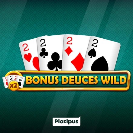 Table Games logo of Bonus Deuces Wild from Platipus at Nine Casino