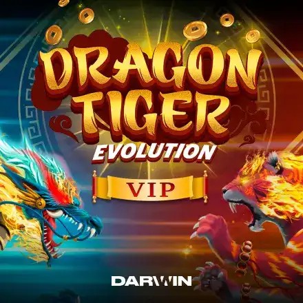 Dragon Tiger Evolution VIP casino game by Darwin Gaming – featured logo at Nine Casino