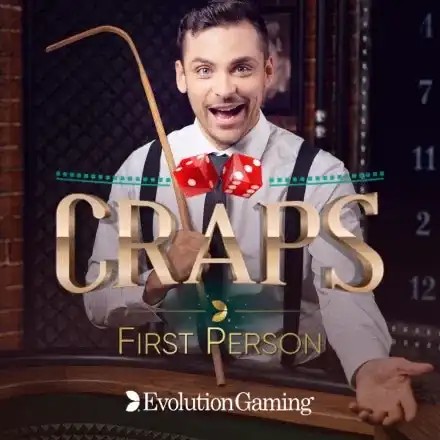 First Person Craps slot icon by Evolution, available at Nine Casino