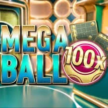 Enjoy Mega Ball 100x by Evolution – logo hosted on nine-casinó.it