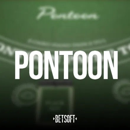 Pontoon logo – Table Games by Betsoft Gaming at Nine Casino